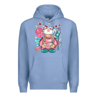 Colony Blue dentist gnome Premium Hoodie - NancyCooperArtShop