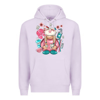 Lilac dentist gnome Premium Hoodie - NancyCooperArtShop