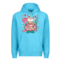 Ocean Blue dentist gnome Premium Hoodie - NancyCooperArtShop