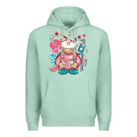 Seafoam dentist gnome Premium Hoodie - NancyCooperArtShop