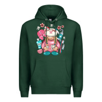 Sports Green dentist gnome Premium Hoodie - NancyCooperArtShop