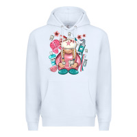 White dentist gnome Premium Hoodie - NancyCooperArtShop