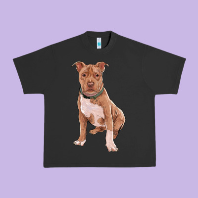 Urban Heavy Tee Brown Pitbull