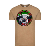 Vintage Coffee Baby Cow Christmas Vintage Tee - RanaPortraitStore