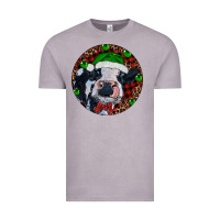 Vintage Zinc Baby Cow Christmas Vintage Tee - RanaPortraitStore