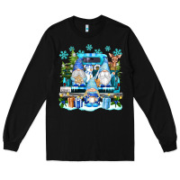 Black snowman gnome truck Long Sleeve Tee - texasbilliewilder