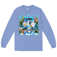 Colony Blue snowman gnome truck Long Sleeve Tee - texasbilliewilder