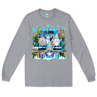 Heather Grey snowman gnome truck Long Sleeve Tee - texasbilliewilder