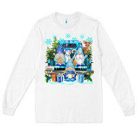White snowman gnome truck Long Sleeve Tee - texasbilliewilder