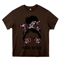 Chocolate Brown hair hustler Heavy Core Tee - SublimationCraftShop