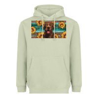 Matcha western chocolate labrador license plate Heavyweight Hoodie - Artiststas