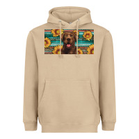 Mushroom western chocolate labrador license plate Heavyweight Hoodie - Artiststas