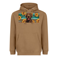 Toasted Coconut western chocolate labrador license plate Heavyweight Hoodie - Artiststas
