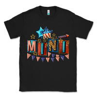 Black American Mini 4th of july Classic Tee - CowGirlArtShop