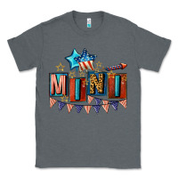 Charcoal Heather American Mini 4th of july Classic Tee - CowGirlArtShop