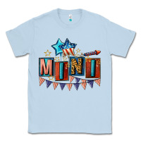 Dusty Blue American Mini 4th of july Classic Tee - CowGirlArtShop