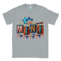 Heather Grey American Mini 4th of july Classic Tee - CowGirlArtShop