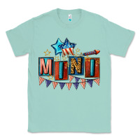 Seafoam American Mini 4th of july Classic Tee - CowGirlArtShop
