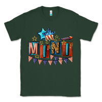 Sports Green American Mini 4th of july Classic Tee - CowGirlArtShop