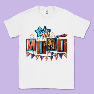 American Mini 4th Of July Classic Tee Designed By Cowgirlartshop