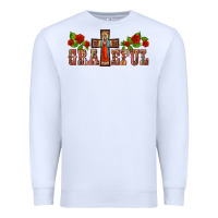 White grateful guadalupe cross Premium Sweatshirt - BarkalooDesign