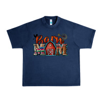 Navy barn mom Urban Heavy Tee - Zillion Design Studio