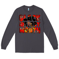 Smoke Black history month juneteenth Long Sleeve Tee - Zillion Design Studio