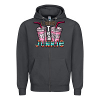 Smoke loaded tea junkie Zipper Hoodie - CowhideDigitalArt