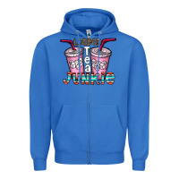 True Royal loaded tea junkie Zipper Hoodie - CowhideDigitalArt