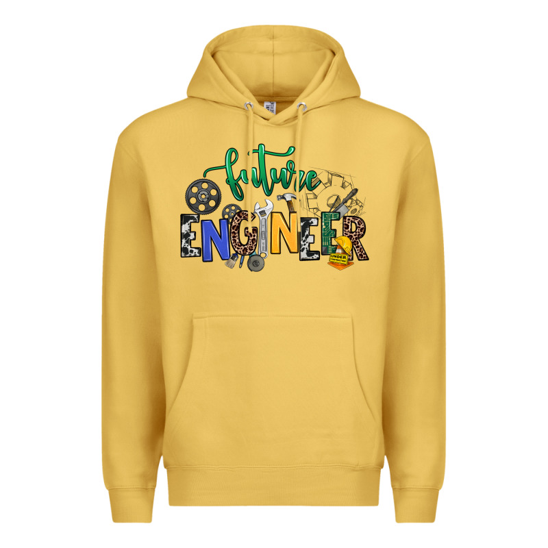 Future Engineer Premium Hoodie by NancyCooperArtShop | Teevron