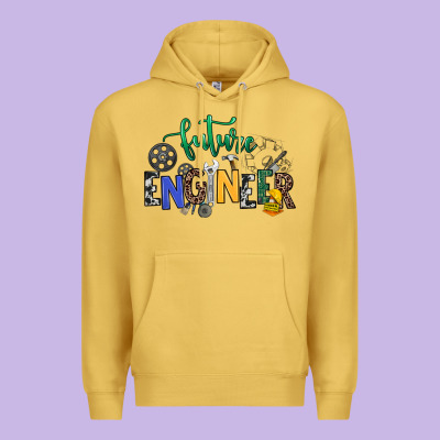 Future Engineer Premium Hoodie Designed By Nancycooperartshop
