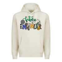 Oatmeal Heather future engineer Premium Hoodie - NancyCooperArtShop