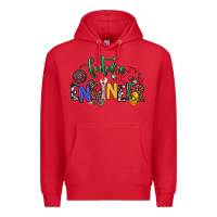 Red future engineer Premium Hoodie - NancyCooperArtShop