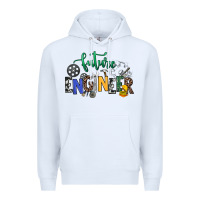 White future engineer Premium Hoodie - NancyCooperArtShop