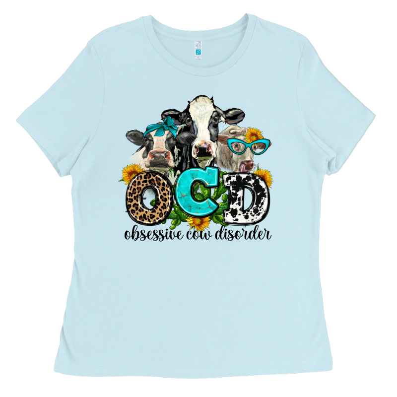 Ocd Obsessive Cow Disorder Ladies Tee by AdoDesignShop | Teevron