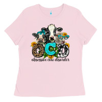 Bubblegum Pink ocd obsessive cow disorder Ladies Tee - AdoDesignShop