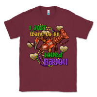 Burgundy crawfish i just want to be loved bayou Classic Tee - FaDigitalArtStudio