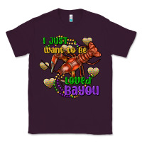 Plum crawfish i just want to be loved bayou Classic Tee - FaDigitalArtStudio