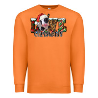 Carrot love Christmas cow Premium Sweatshirt - Jasminsmagicworld