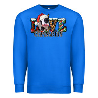 True Royal love Christmas cow Premium Sweatshirt - Jasminsmagicworld