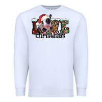 White love Christmas cow Premium Sweatshirt - Jasminsmagicworld