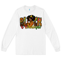 White Black is beautiful juneteenth Long Sleeve Tee - Zillion Design Studio