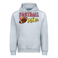 Heather Grey football sister Urban Hoodie - BundleAndBundleShop