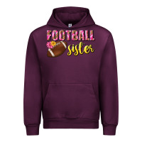 Mauve Wine football sister Urban Hoodie - BundleAndBundleShop