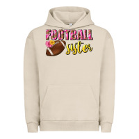 Pigment French Oak football sister Urban Hoodie - BundleAndBundleShop