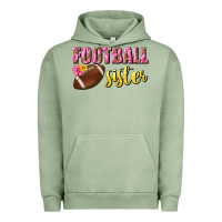 Pigment Oil Green football sister Urban Hoodie - BundleAndBundleShop
