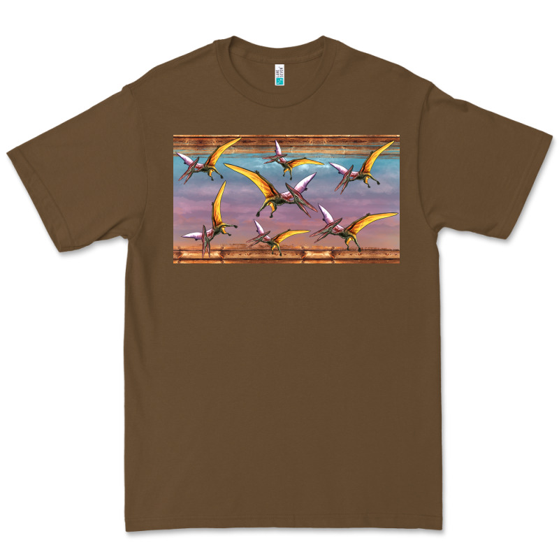 Dinosaur Pterodactyl Sippy Cup Premium Tee by Artiststas | Teevron
