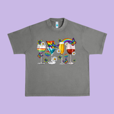 Urban Heavy Tee pride lgbtq wine cups and glasses