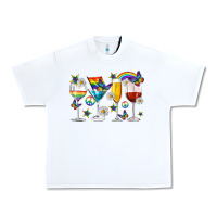 White pride lgbtq wine cups and glasses Urban Heavy Tee - texasbilliewilder