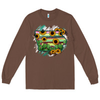 Chestnut Iowa State Map Long Sleeve Tee - RanaPortraitStore